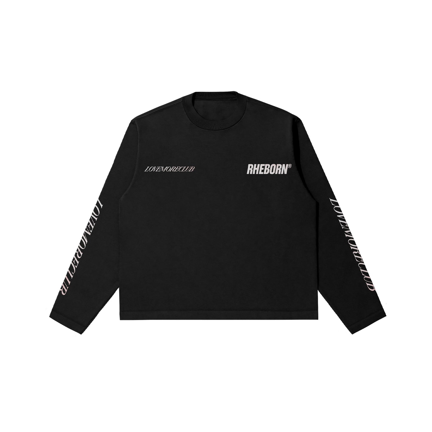 Love More Club Longsleeve Black