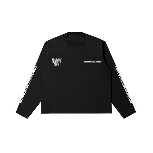 Forever Or Never Club Longsleeve Black