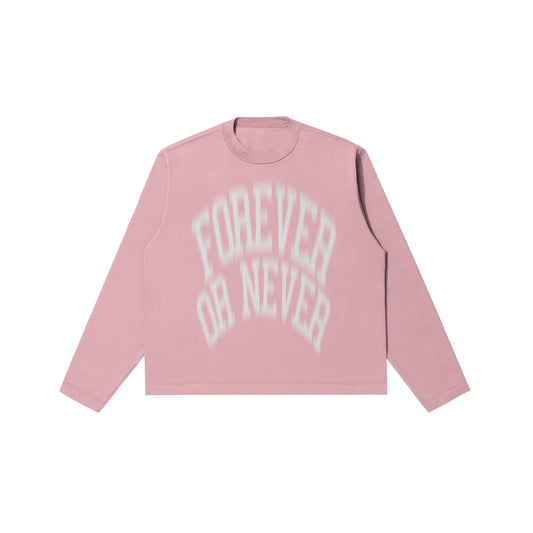 Forever Or Never Longsleeve Pink