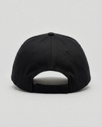 Handwritten Logo Nylon Baseball Cap in Black