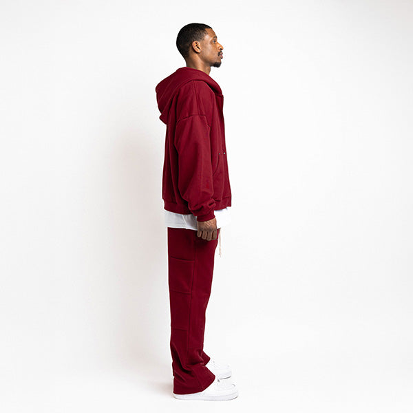 Carpenter Tracksuit Burgundy