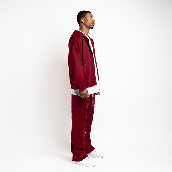 Carpenter Tracksuit Burgundy