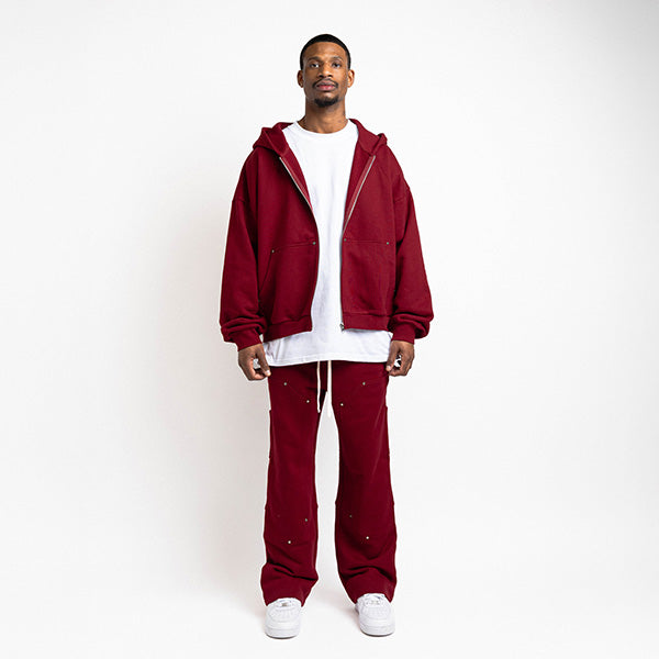 Carpenter Tracksuit Burgundy