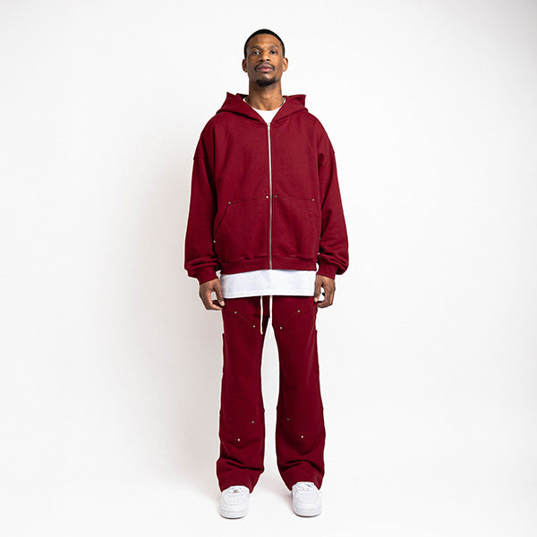 Carpenter Tracksuit Burgundy