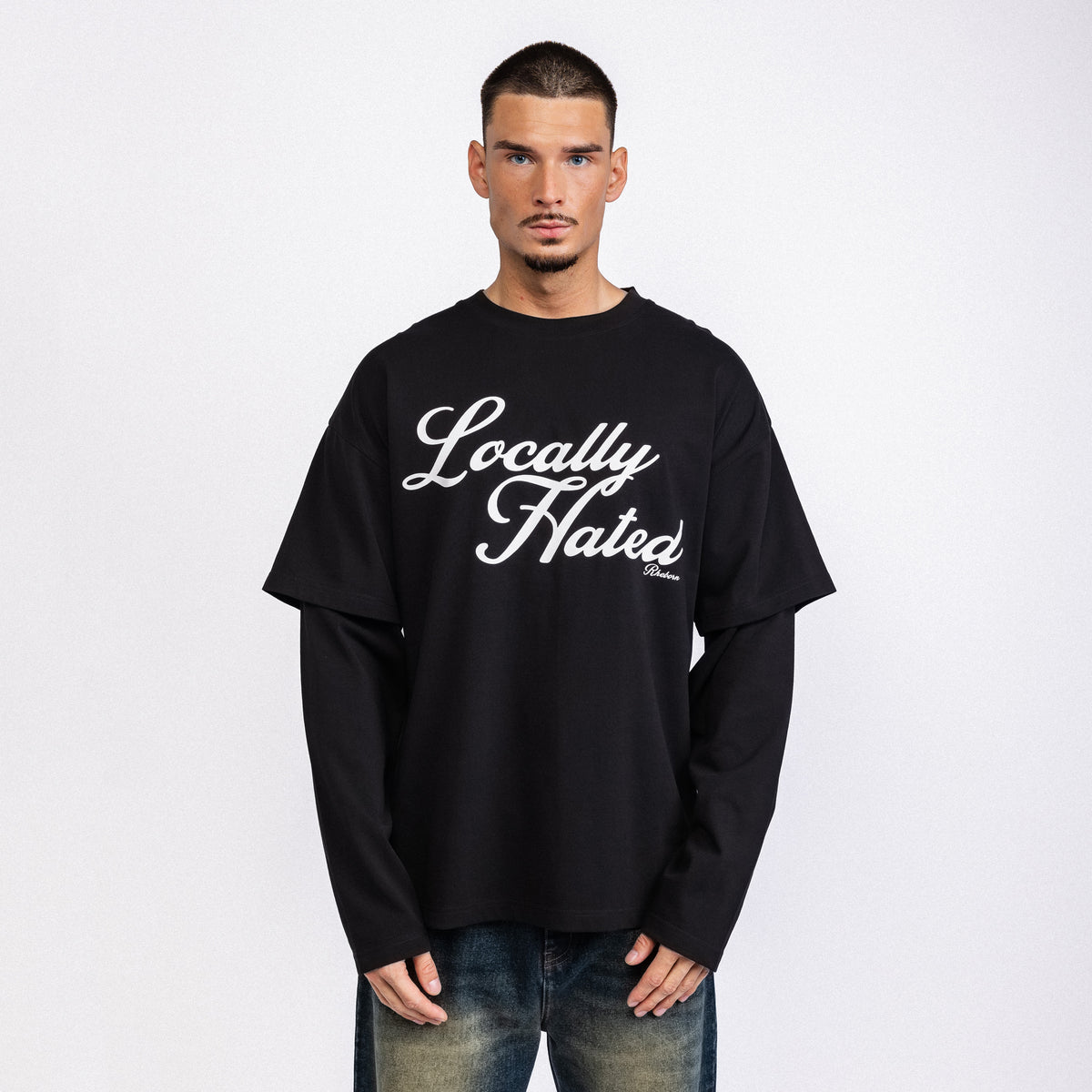 Locally Hated Double Layer Longsleeve Black (PRE ORDER)