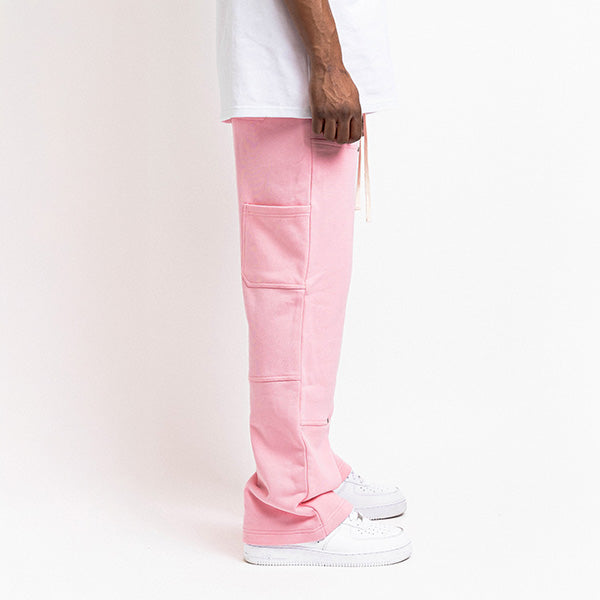 Carpenter flair jogger pink