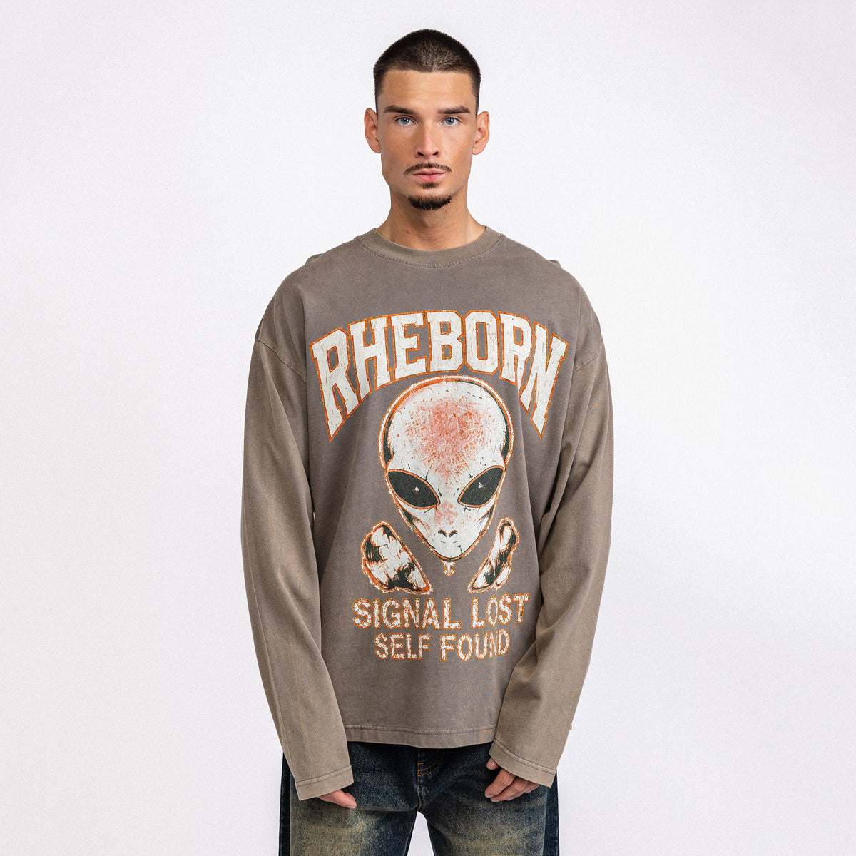 Signal Lost Longsleeve Vintage Washed Taupe (PRE ORDER)