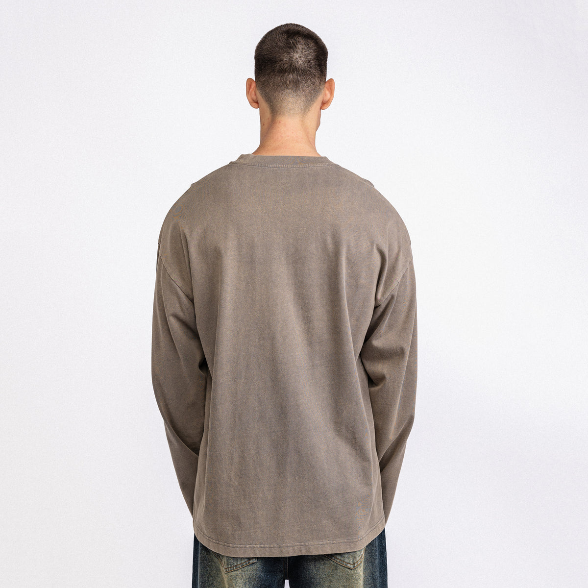 Signal Lost Longsleeve Vintage Washed Taupe (PRE ORDER)