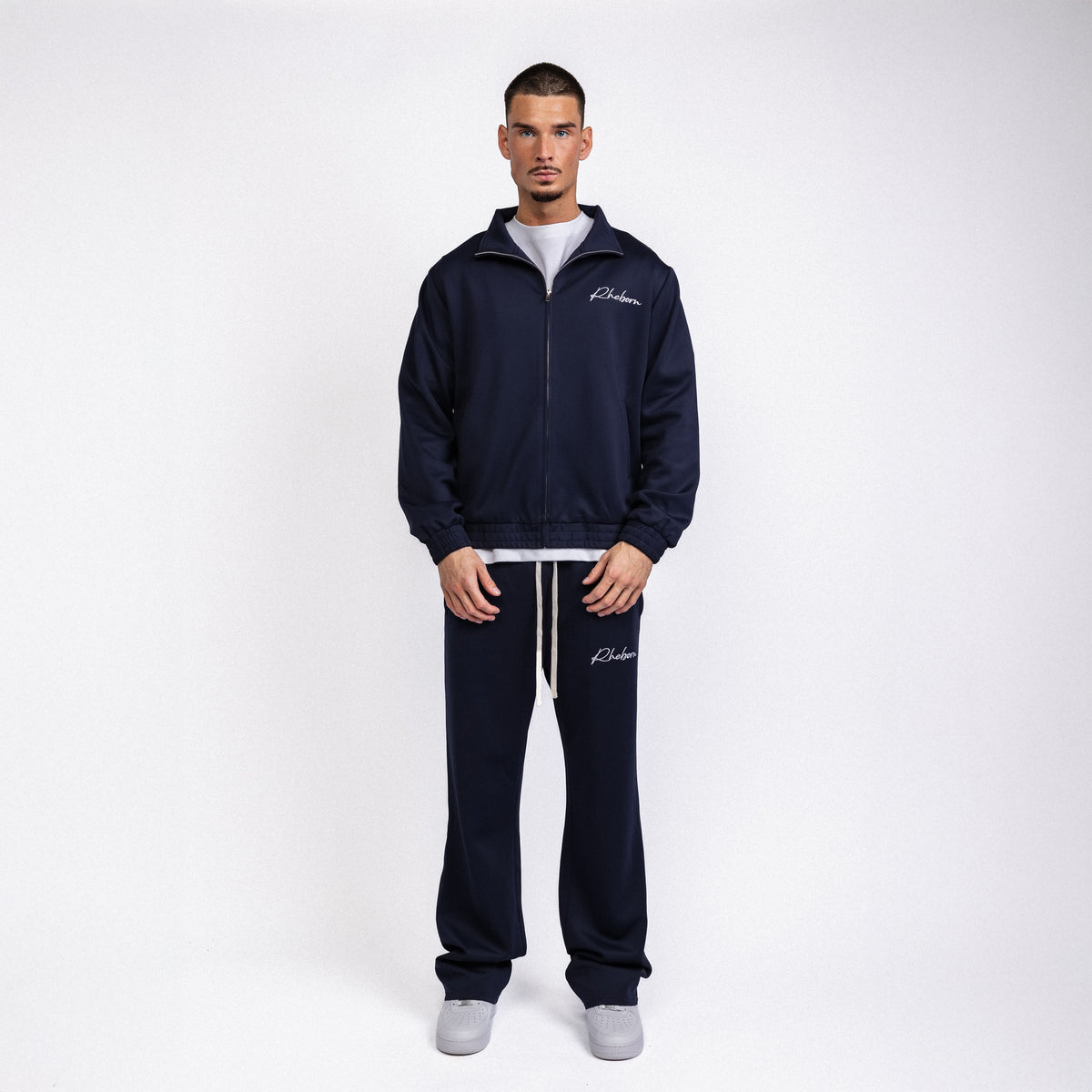 Handwritten Logo Tracksuit Navy