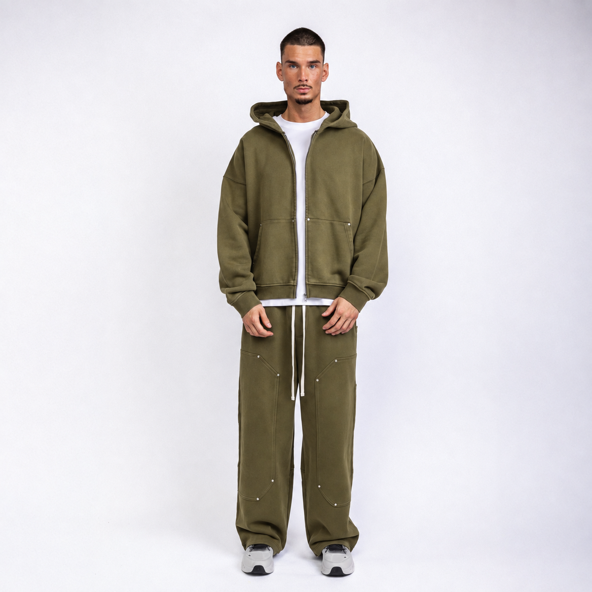 Carpenter Tracksuit Army Green (PRE ORDER)