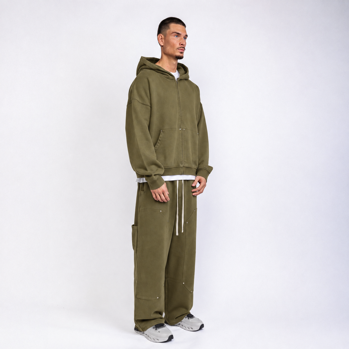 Carpenter Tracksuit Army Green (PRE ORDER)