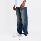 Sand Washed Straight Leg Jeans