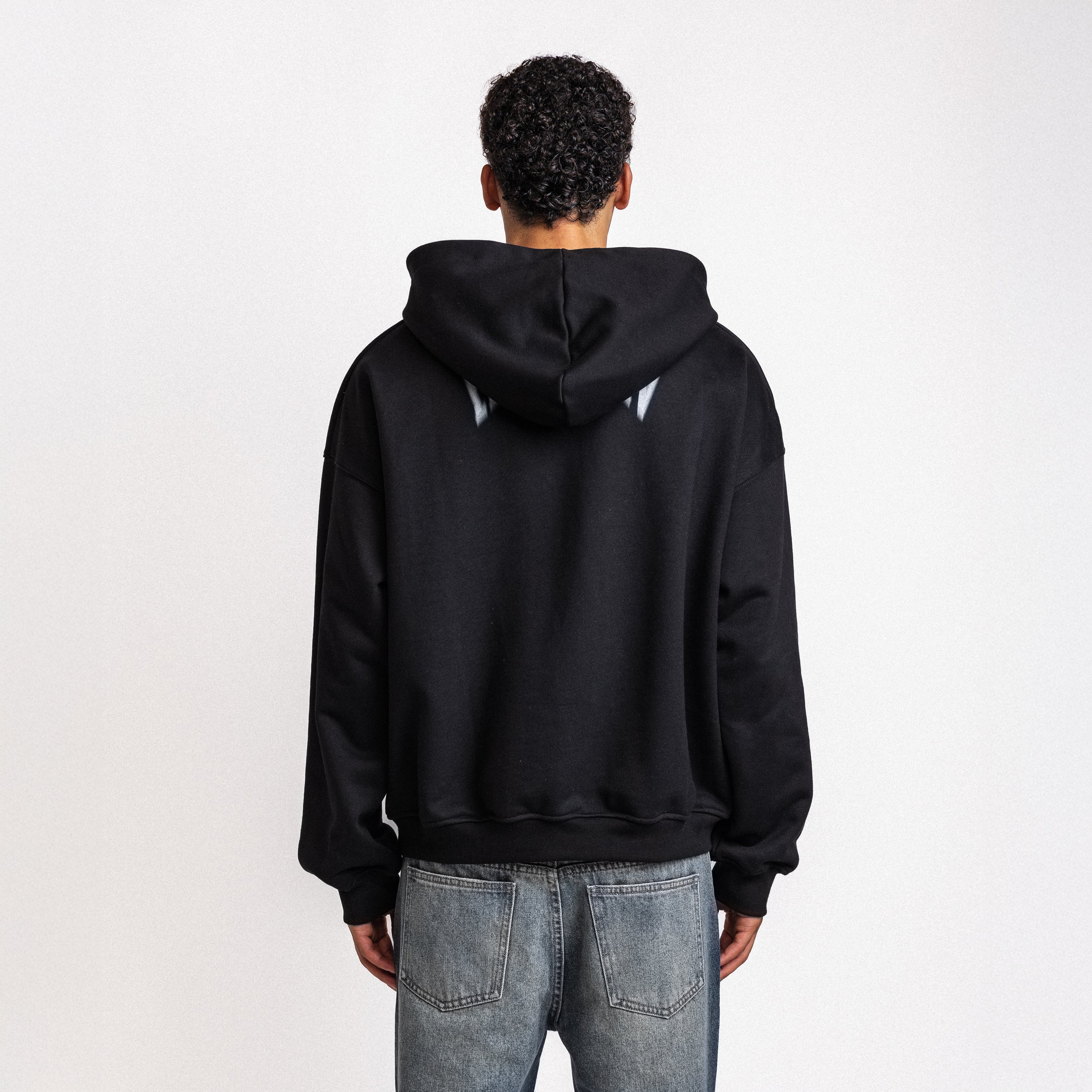 Blurry Forever or Never Hoodie Black