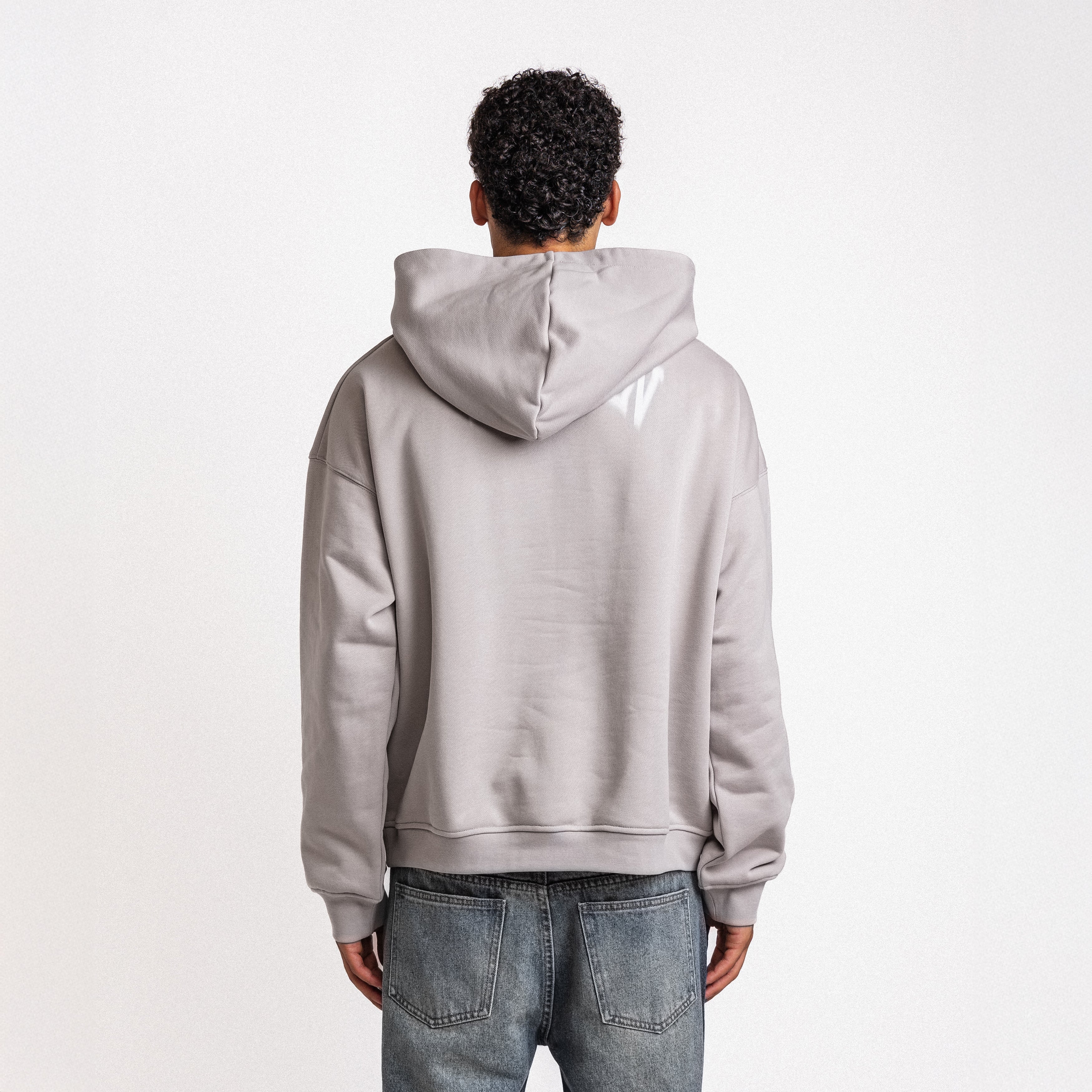 BLURRY FOREVER OR NEVER HOODIE GREY