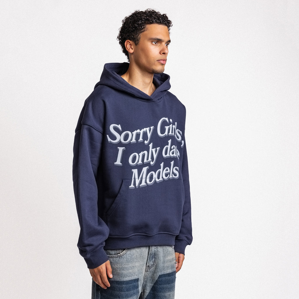 I only Date models hoodie Navy