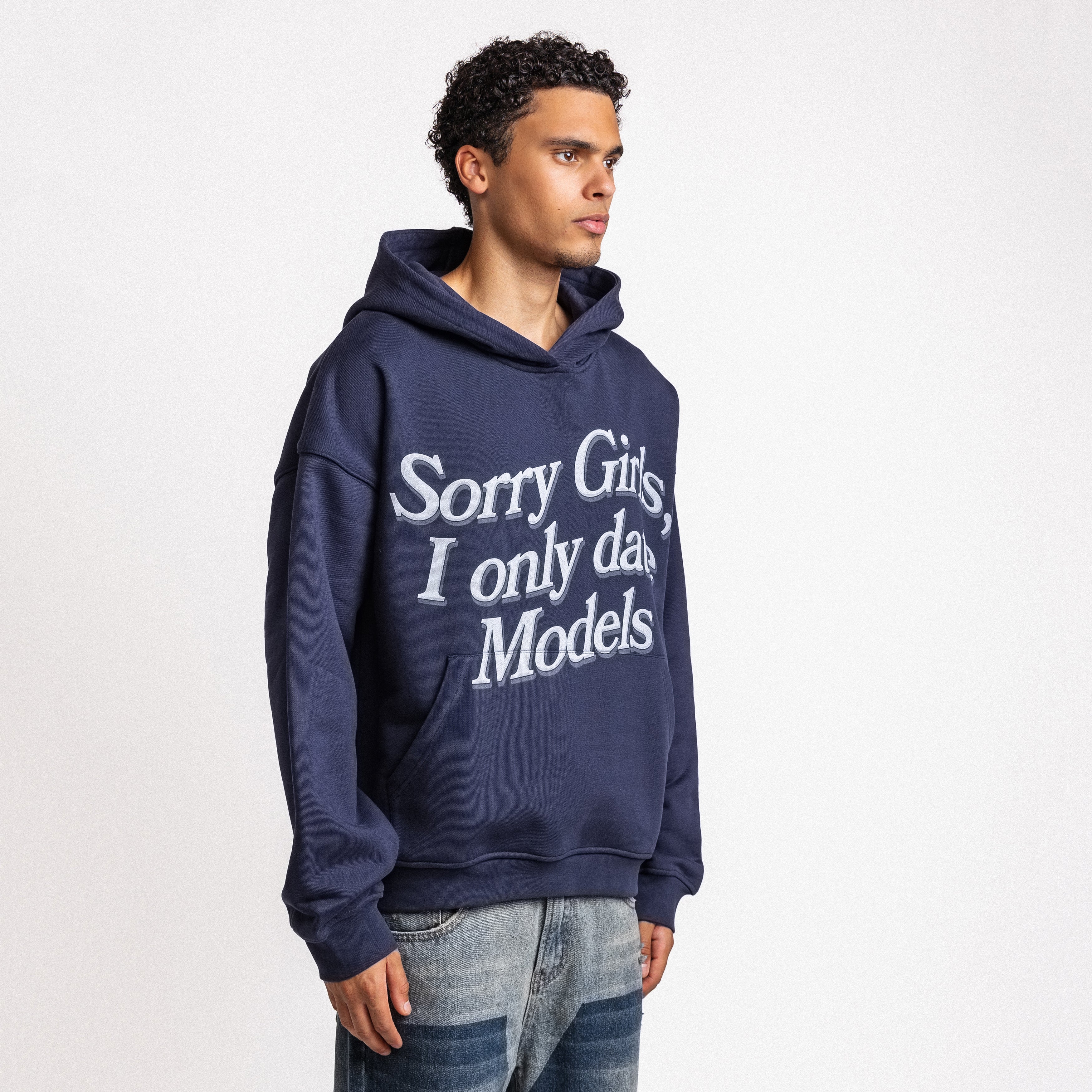 I only Date models hoodie Navy