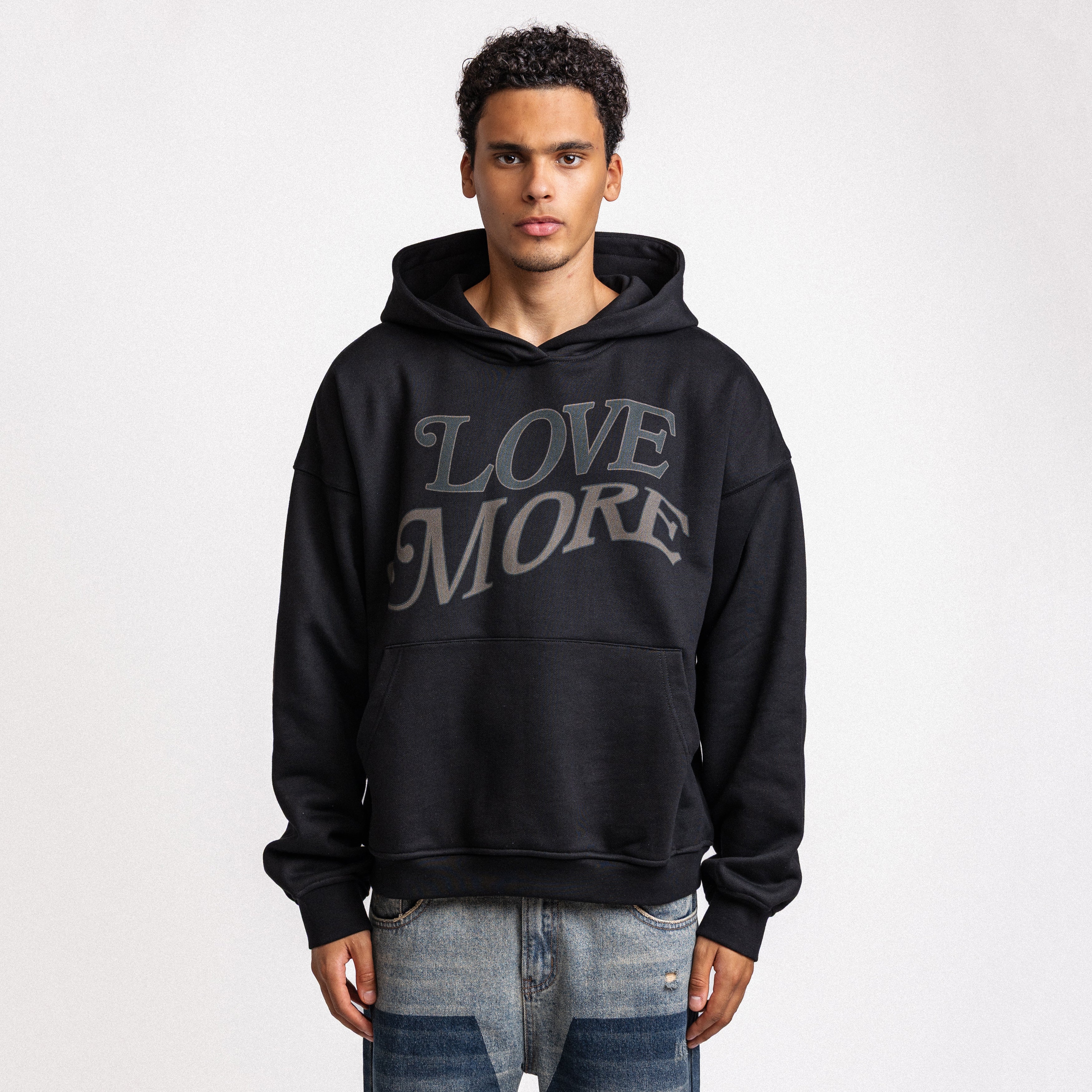 Love More Hoodie Black