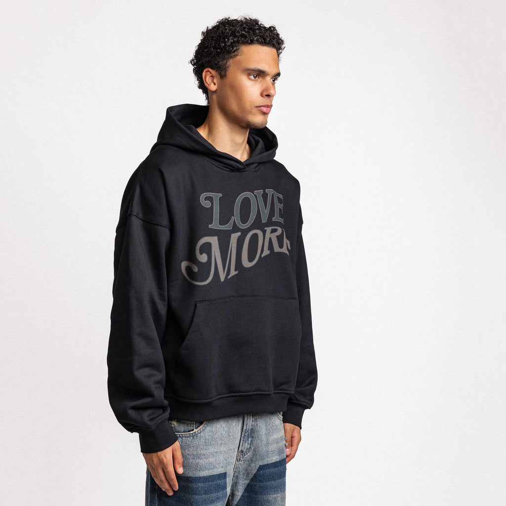 Love More Hoodie Black