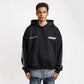 Love more club hoodie Black