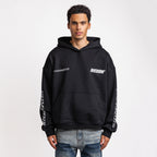 Love more club hoodie Black