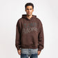 Love More Hoodie Dark Brown