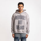 MEMORIES NOT DREAMS HOODIE GREY