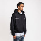LOVE MORE CLUB  ZIP-UP HOODIE BLACK