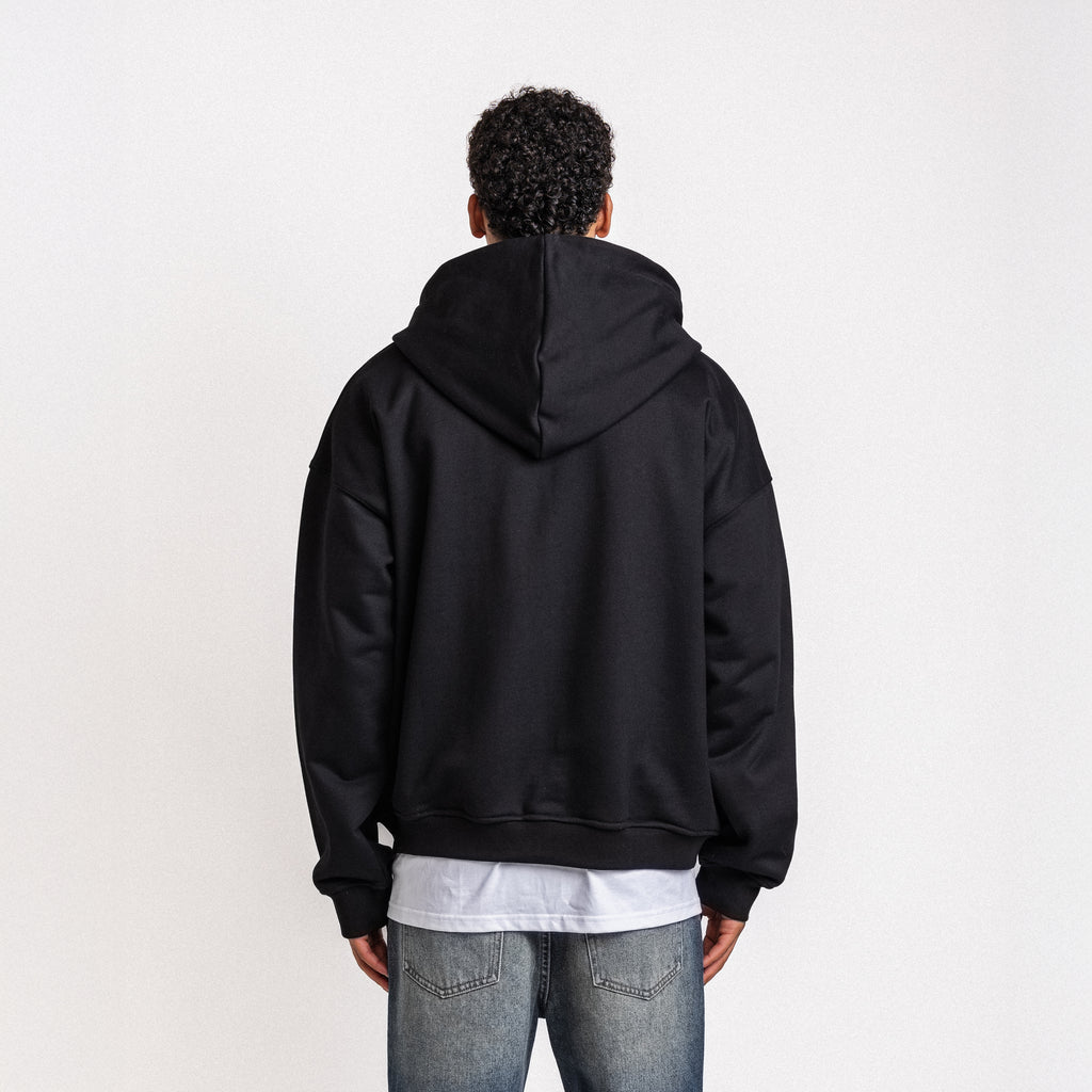 MEMORIES NOT DREAMS ZIP-UP HOODIE BLACK