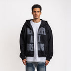 MEMORIES NOT DREAMS ZIP-UP HOODIE BLACK