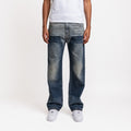 Carpenter Washed Straight Leg Jeans