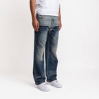 Carpenter Washed Straight Leg Jeans