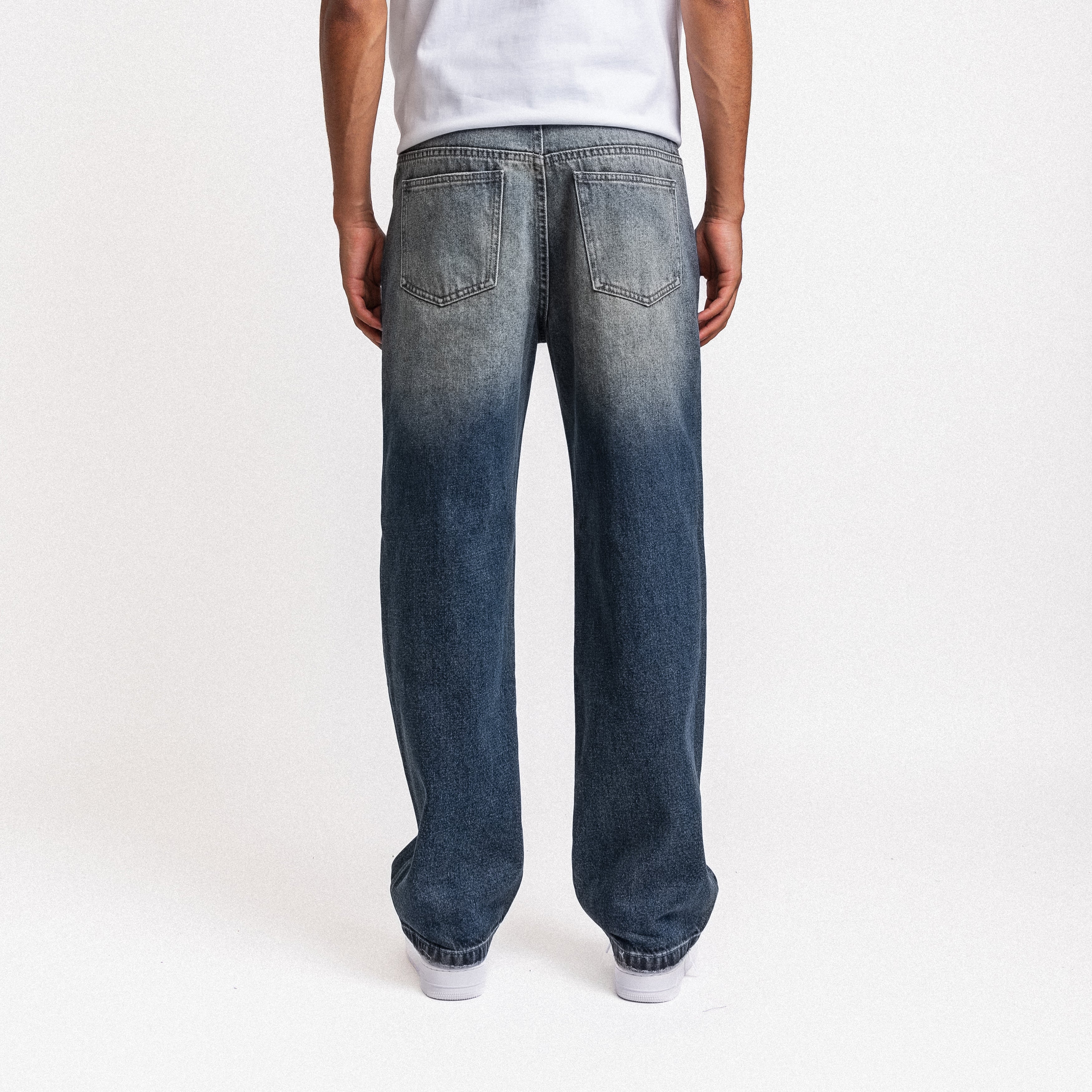 Carpenter Washed Straight Leg Jeans