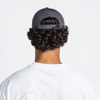Handwritten Logo Nylon Baseball Cap in Dark Grey (PRE ORDER)