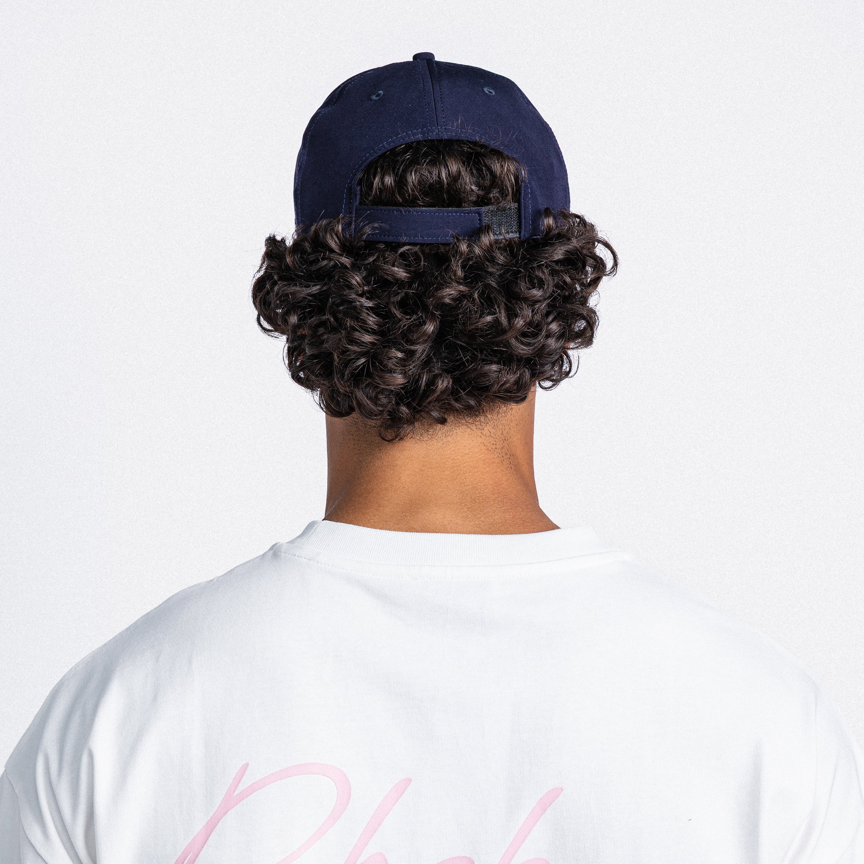 Handwritten Logo Nylon Baseball Cap in Navy (PRE ORDER)