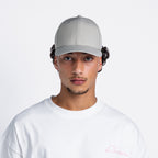 Handwritten Logo Nylon Baseball Cap in Sand (PRE ORDER)