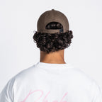 Handwritten logo wool baseball cap in Brown (PRE ORDER)