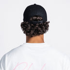 Handwritten logo wool baseball cap in Black (PRE ORDER)