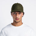 Handwritten logo wool baseball cap in Army Green (PRE ORDER)
