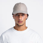Handwritten logo wool baseball cap in Sand (PRE ORDER)