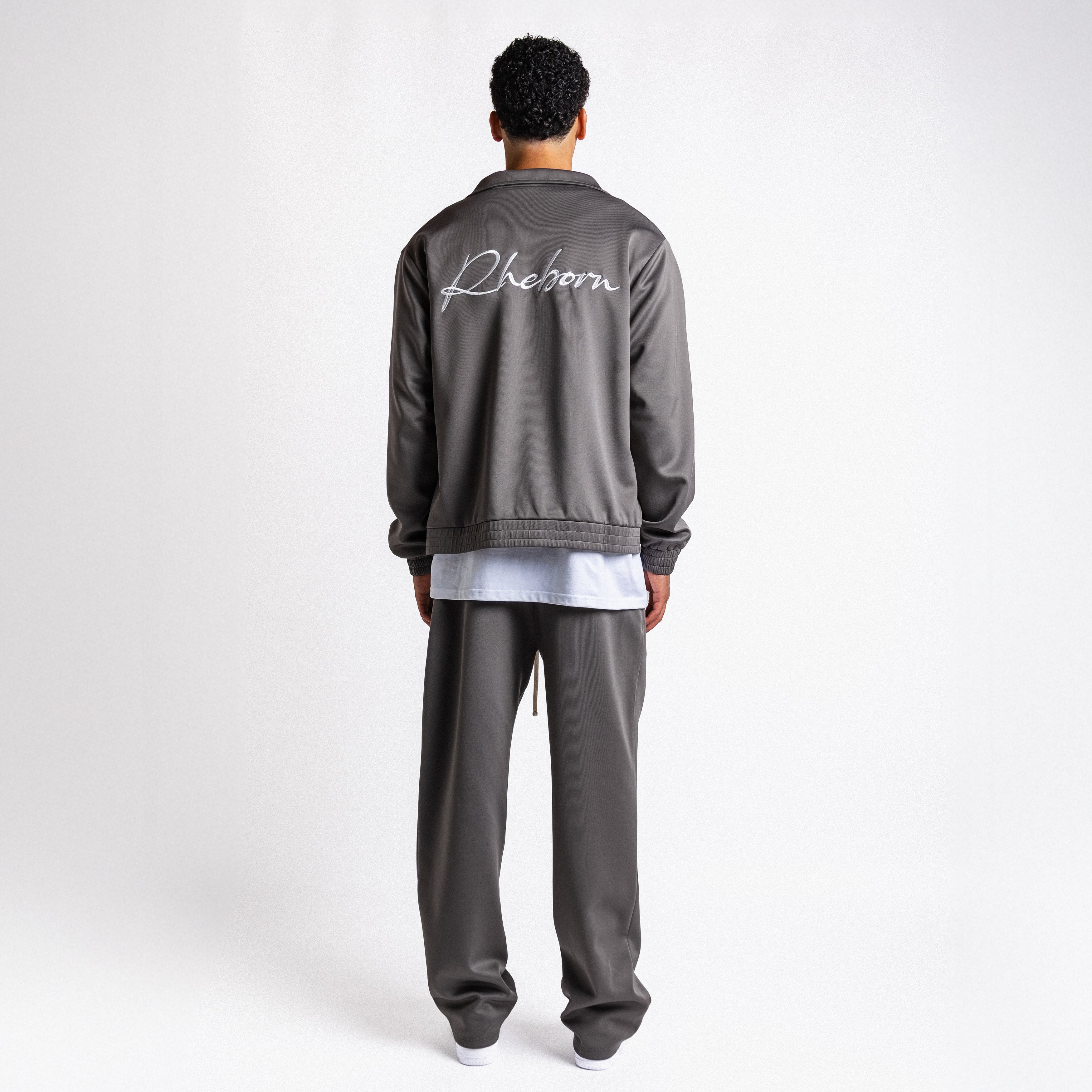 Handwritten Logo Tracksuit Dark Grey