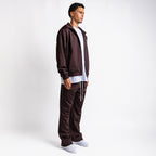 Handwritten Logo Tracksuit Chocolate Brown