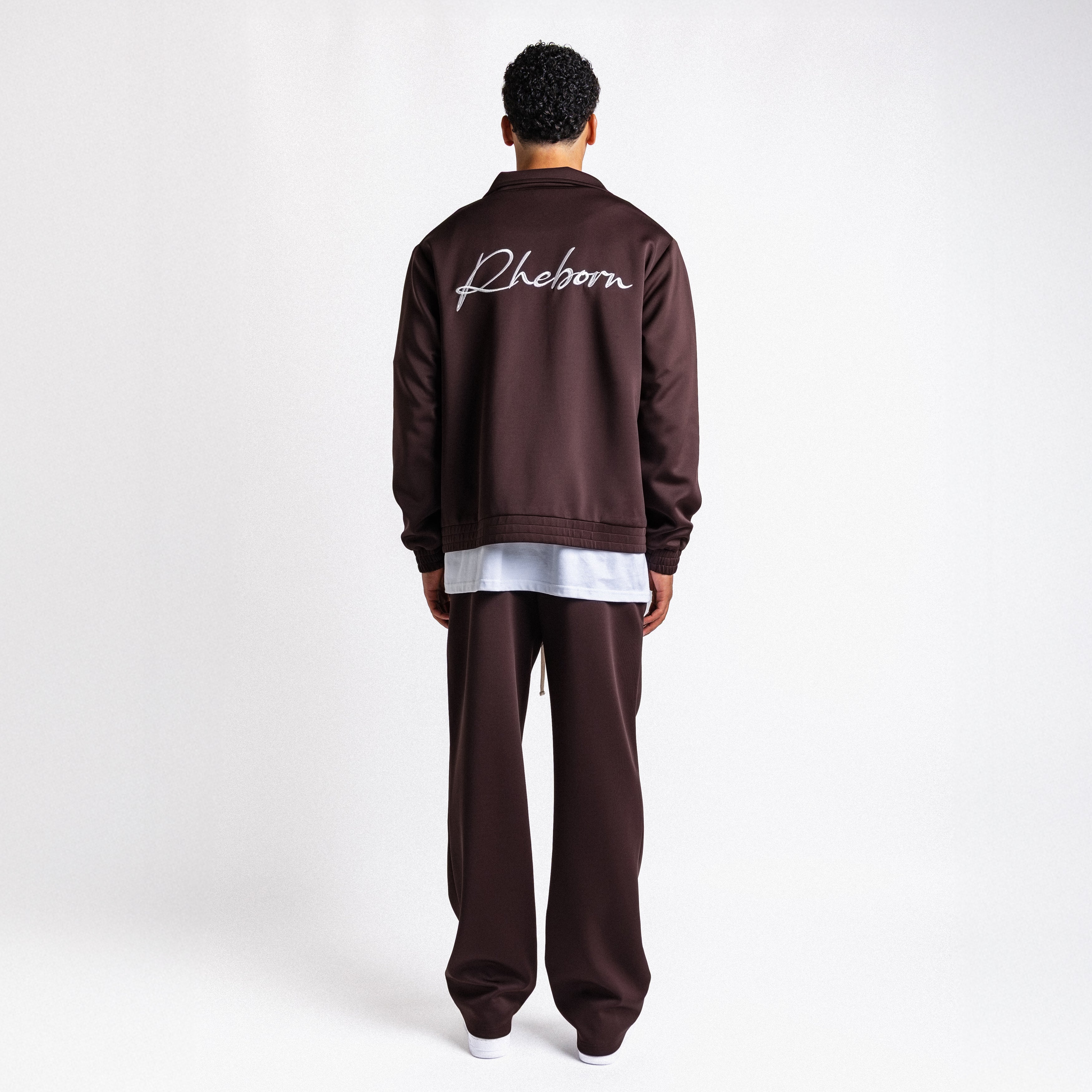 Handwritten Logo Tracksuit Chocolate Brown (PRE ORDER)