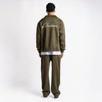 Handwritten Logo Tracksuit Army Green (PRE ORDER)