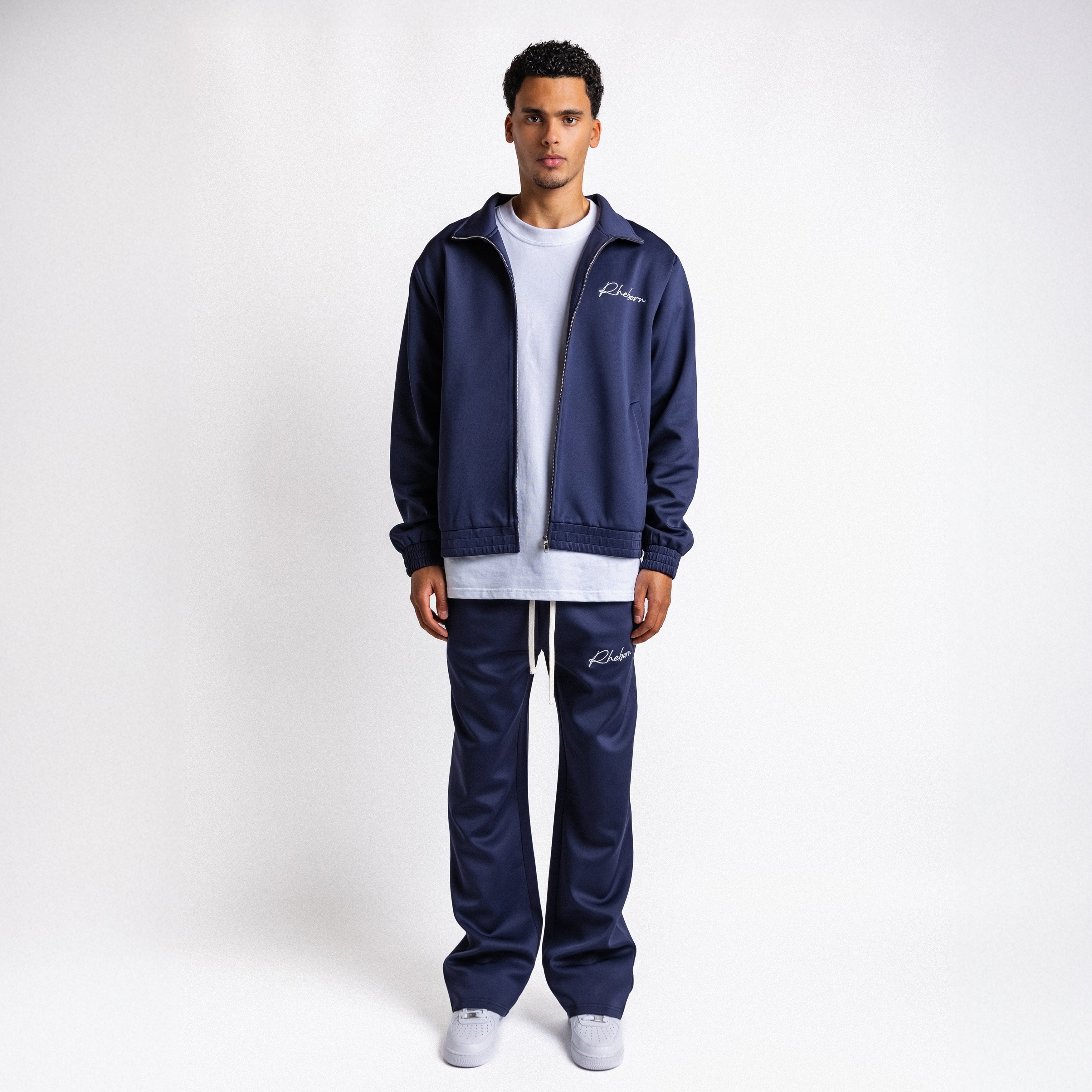 Handwritten Logo Tracksuit Navy