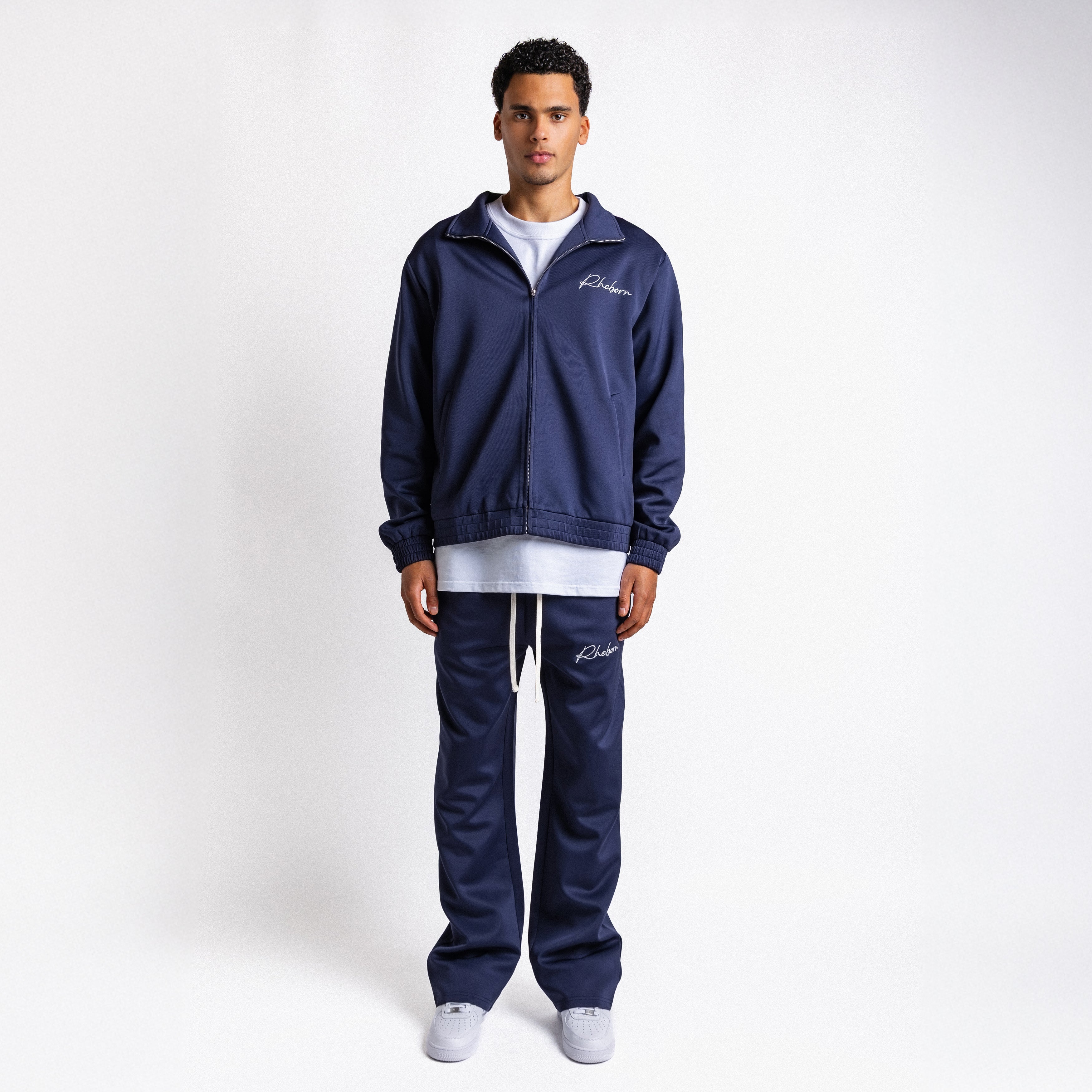 Handwritten Logo Tracksuit Navy