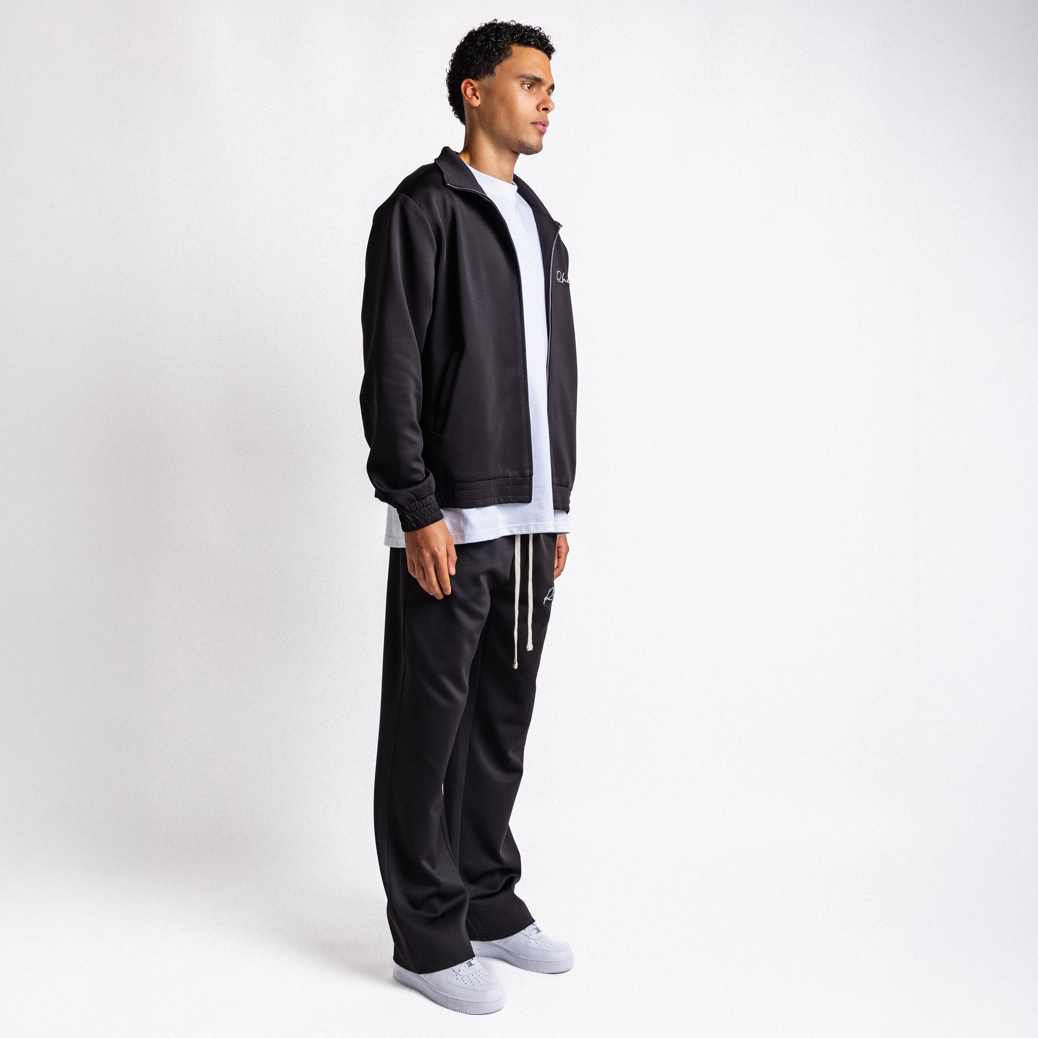 Handwritten Logo Tracksuit Black