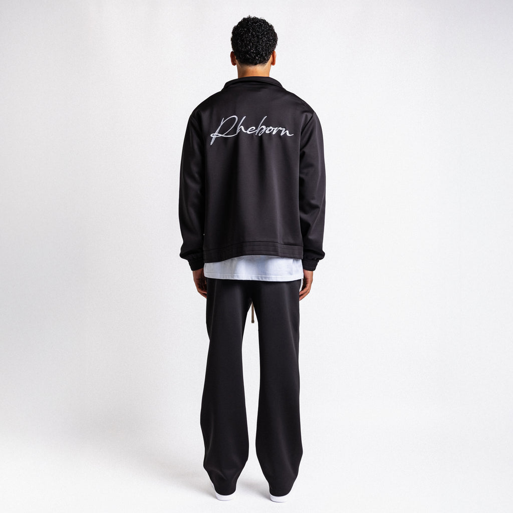 Handwritten Logo Tracksuit Black