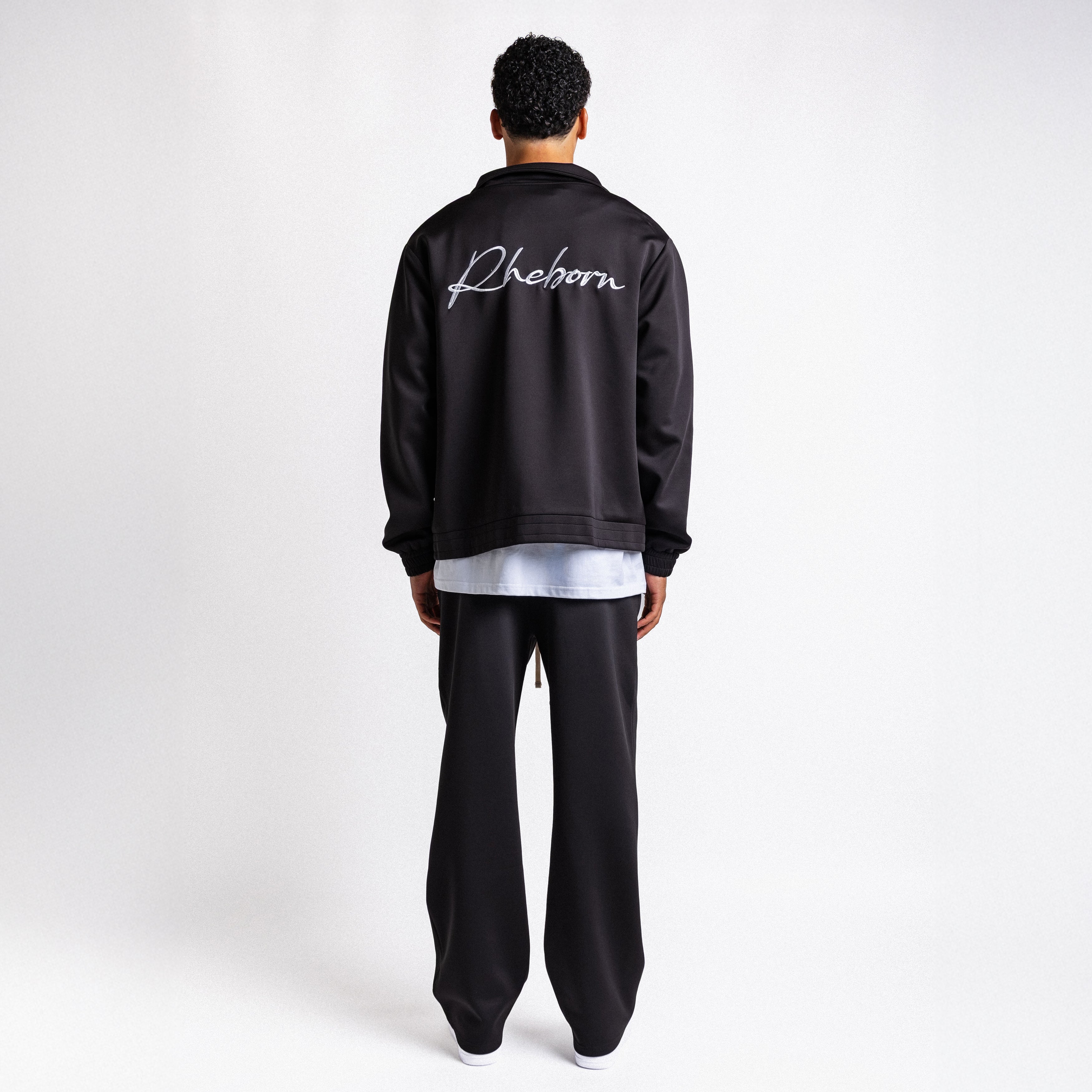 Handwritten Logo Tracksuit Black