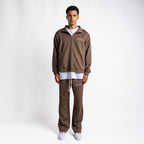 Handwritten Logo Tracksuit Dark Brown