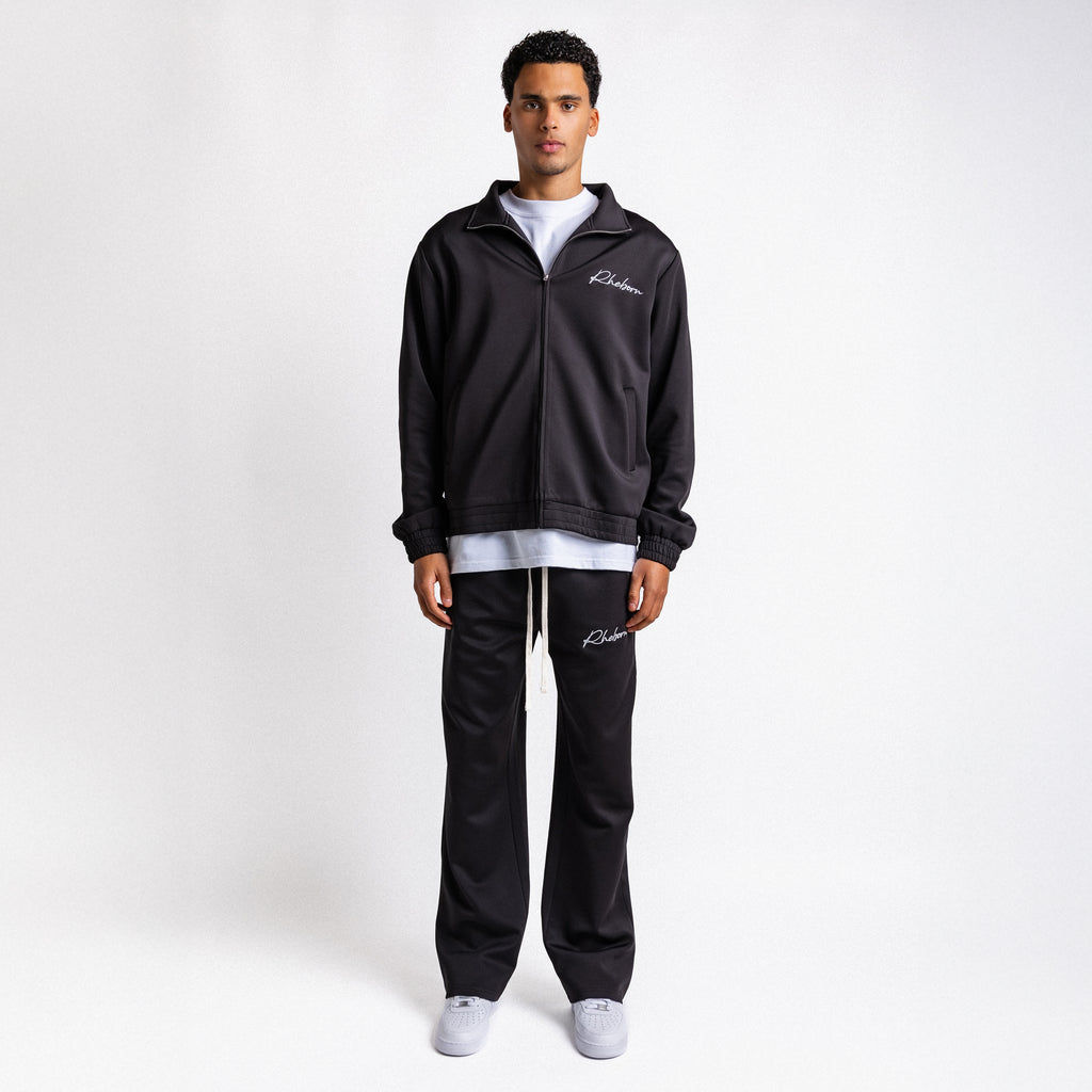 Handwritten Logo Tracksuit Black